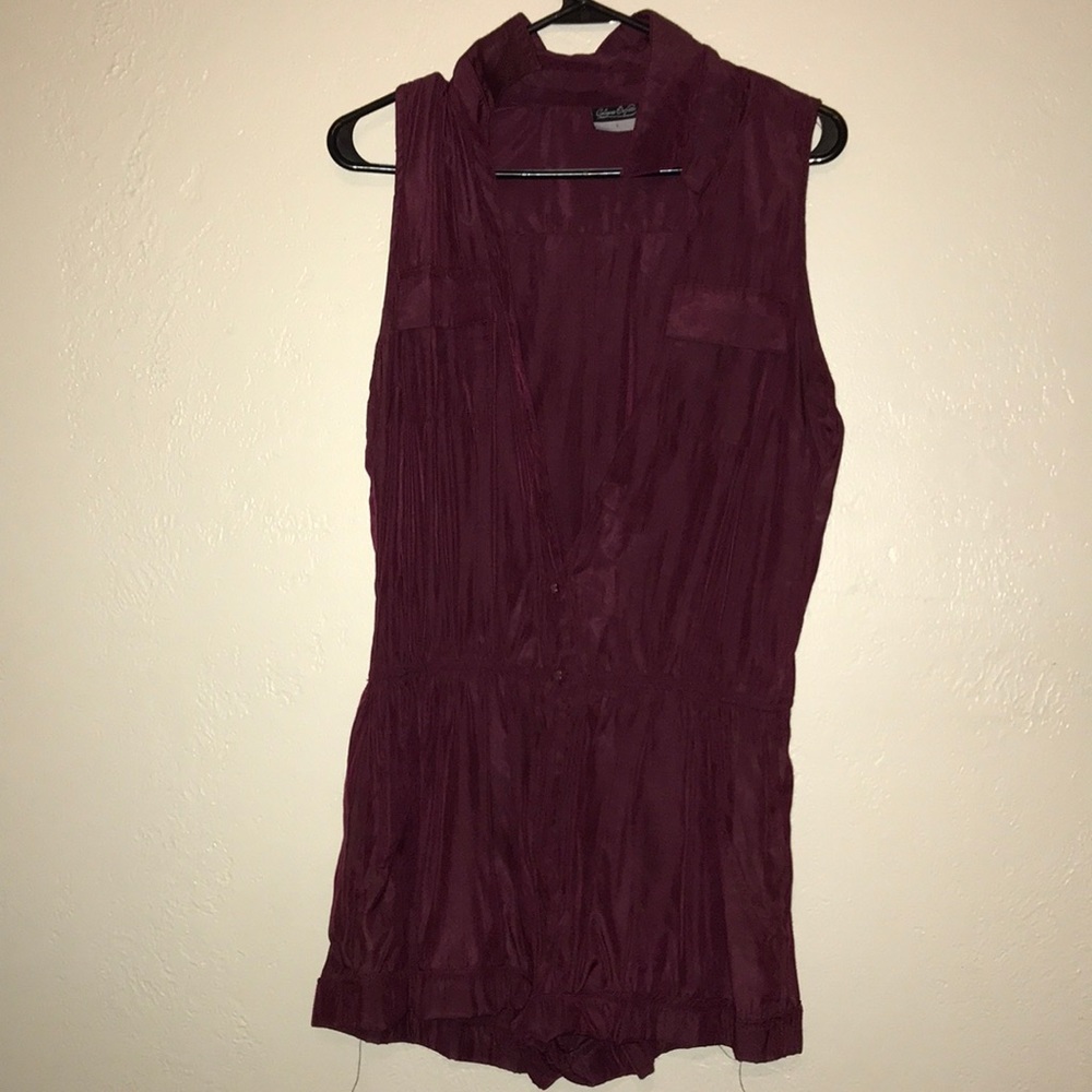 Maroon Romper